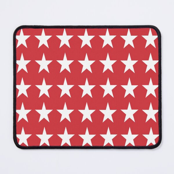 Item preview, Medium WHITE & RED STARS designed and sold by RachelMacht.