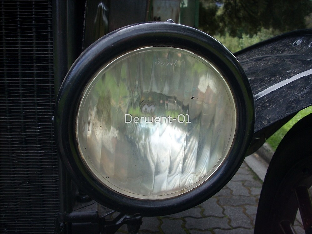 "Ford Model T Headlight" by Derwent01 Redbubble