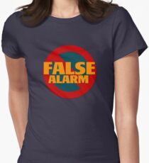 False Alarm Women's Fitted T-Shirt