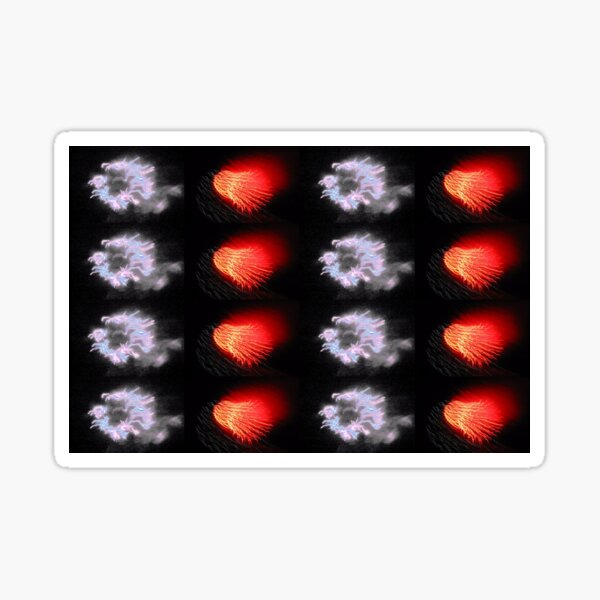 Fireworks Pattern. Photo Art, Prints, Gifts. Sticker