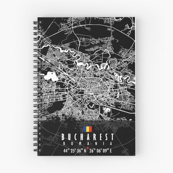 Item preview, Bucharest Map Romania designed and sold by hatimelhag.