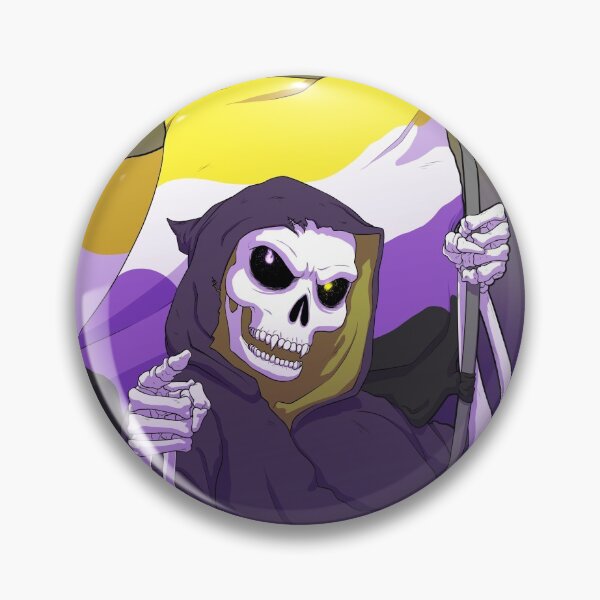 Item preview, skeleton nonbinary pride (textless version) designed and sold by galaxia-prince.