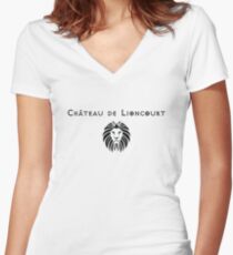 Chateau De Lioncourt Women's Fitted V-Neck T-Shirt