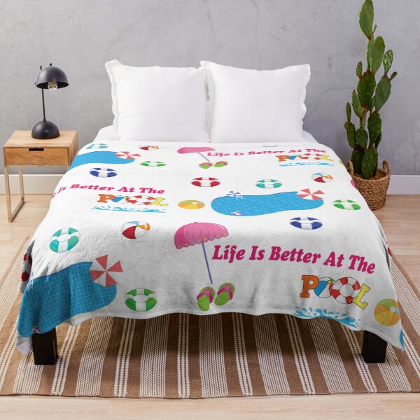 Item preview, Life is Better at The Pool designed and sold by omegaplus.