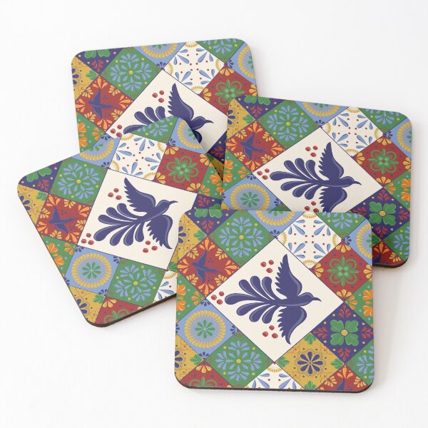 Item preview, Mexican Talavera Tiles Colorful Pattern designed and sold by Akbaly.