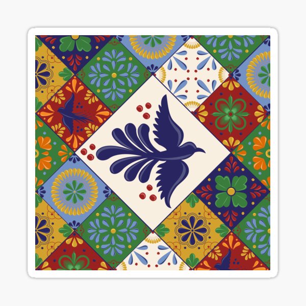 RECETHROWS Papier peint autocollant mural en vinyle amovible Talavera  mexicain Motif carrelage en céramique Illustration stock Papier peint  autocollant Grand autocollant mural amovible Rouleau de film vinyle  Décoration d'intérieur : : Outils