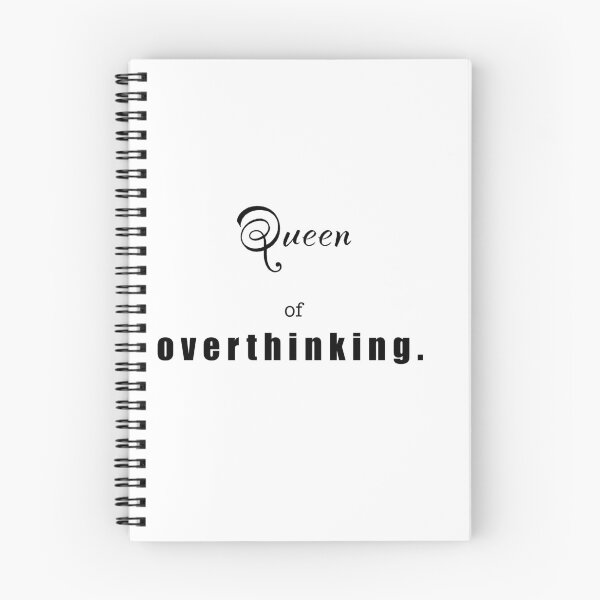 Item preview, ‘Queen of Overthinking’ - relatable quote  designed and sold by DesignedByEmma1.
