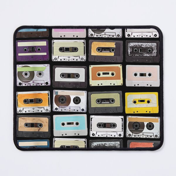Item preview, Cassette Tapes Mixtapes 1980s Radio Music Graphic Print designed and sold by JImmieMGregor.