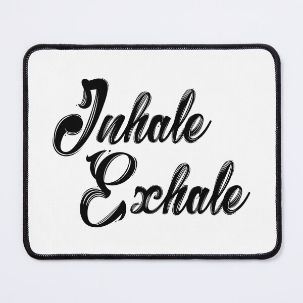 Item preview, Inhale Exhale (black) designed and sold by didijuca.