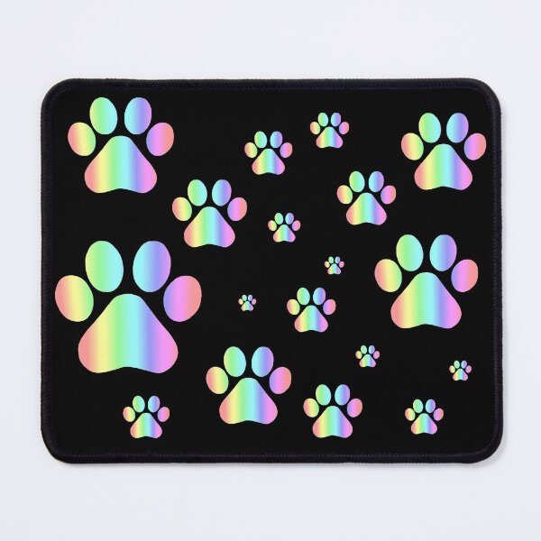 Item preview, Pastel Rainbow Pawprint Pattern designed and sold by Deborah Camp.