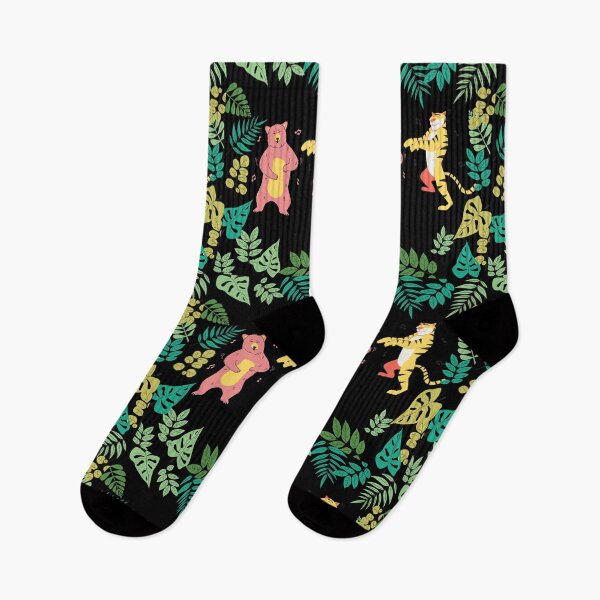 Item preview, Bear and Tiger Dancing in Nature  designed and sold by Dublia.