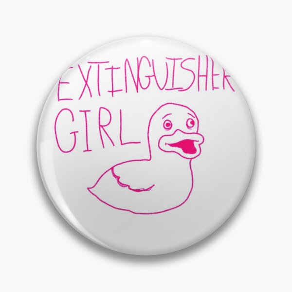 Item preview, extinguisher girl duck designed and sold by menthol-cowboy.