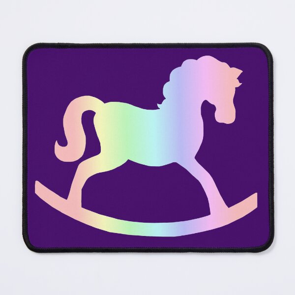 Item preview, Pastel Rocking Horse Silhouette  designed and sold by Deborah Camp.