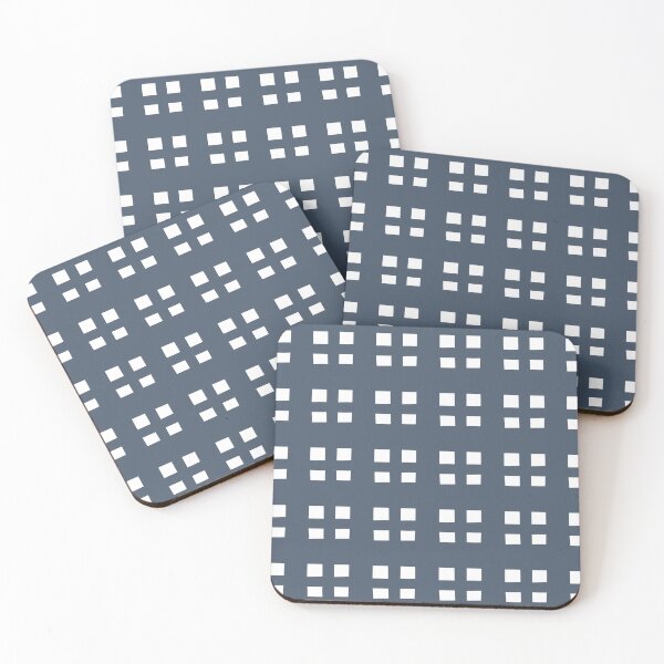 Item preview, Blue white winter seamless patterns. Abstract shapes designed and sold by essskina.