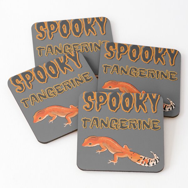 Item preview, Halloween Spooky leopard gecko gift | Tangerine gecko lover b day present designed and sold by OleeVO.