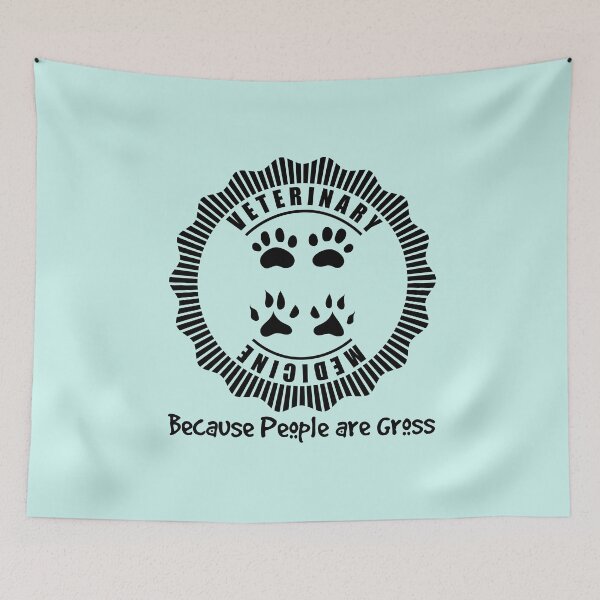 Item preview, Veterinary Medicine Because People Are Gross Vet tech Cool Funny Gift Design designed and sold by oussamah99.