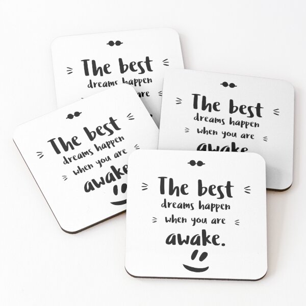 Item preview, The Best Dreams Happen When You Are Awake 28 designed and sold by Fit & Fun  Gallery.