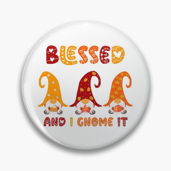 Item preview, Blessed and I Gnome It - Fall Thanksgiving Gifts designed and sold by younghopes.