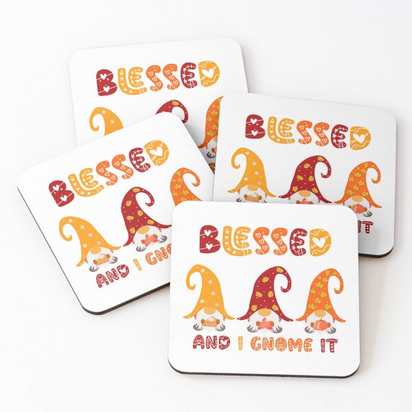 Item preview, Blessed and I Gnome It - Fall Thanksgiving Gifts designed and sold by younghopes.