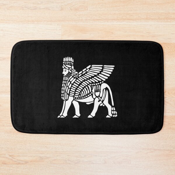 Item preview, Lamassu Assyrian Winged Bull Deity designed and sold by signsandsymbols.