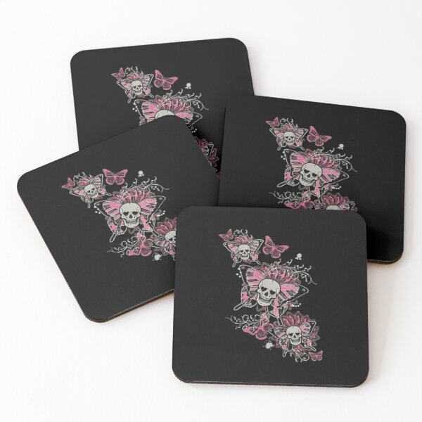 Item preview, PINK BUTTERFLY SKULL! designed and sold by ppomodoro.