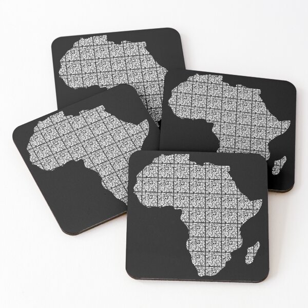 Item preview, Africa QR Code (White) designed and sold by ThomBlue.