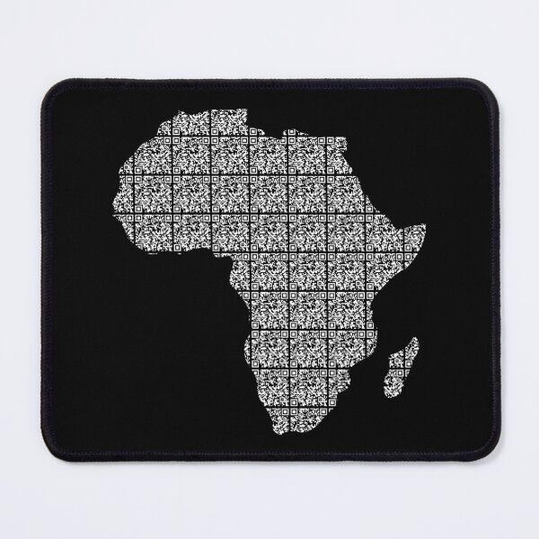 Item preview, Africa QR Code (White) designed and sold by ThomBlue.
