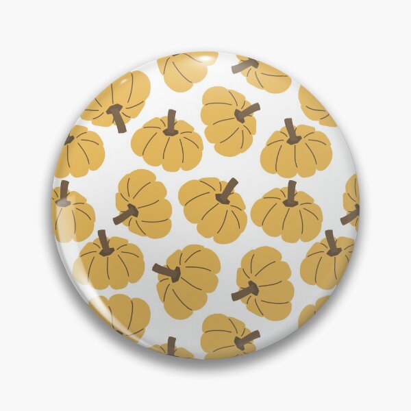 Item preview, Yellow brown autumn seamless patterns. Pumpkins shapes designed and sold by essskina.