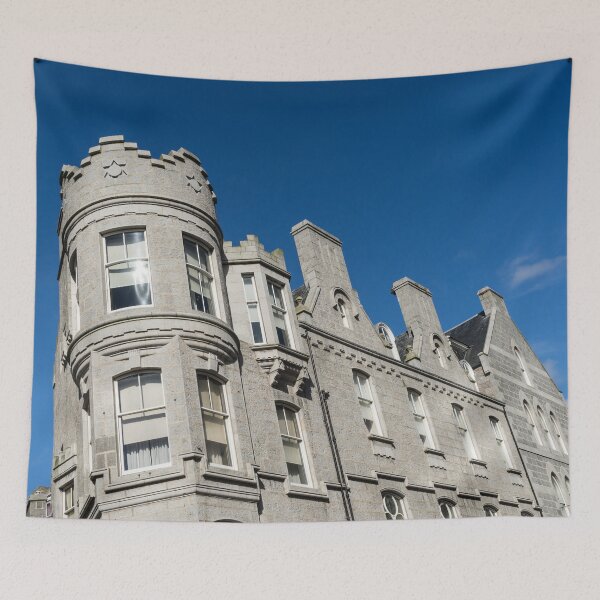 Item preview, Silver City Architecture - Crenellated Castle Style Facade in Aberdeen  designed and sold by Georgia Mizuleva.