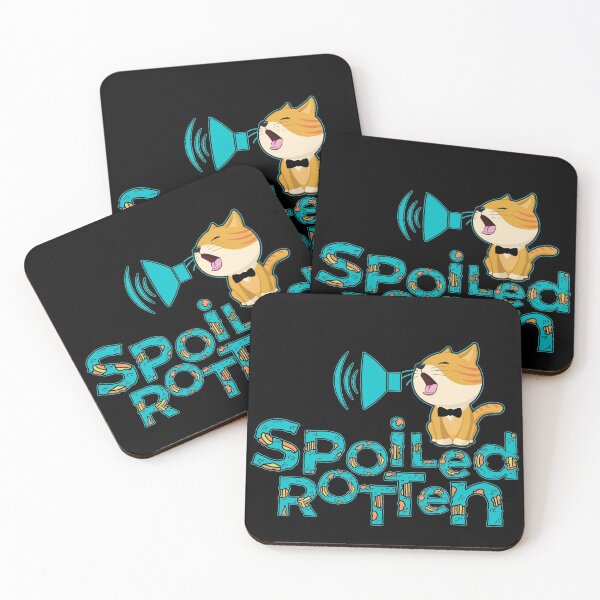 Item preview, Spoiled Rotten Funny Meowing Kitten With Volume Icon designed and sold by BeeZBeez.