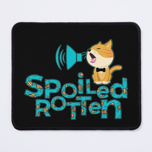 Item preview, Spoiled Rotten Funny Meowing Kitten With Volume Icon designed and sold by BeeZBeez.