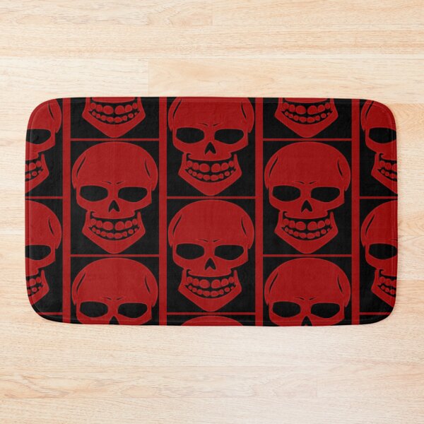 Item preview, Sinister Smiling Skull Framed Blood Red Goth Day of the Dead designed and sold by AlasAHintStudio.