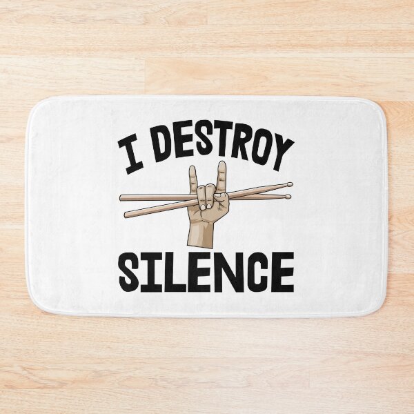Item preview, Destroy Silence Drummer designed and sold by Bendthetrend.