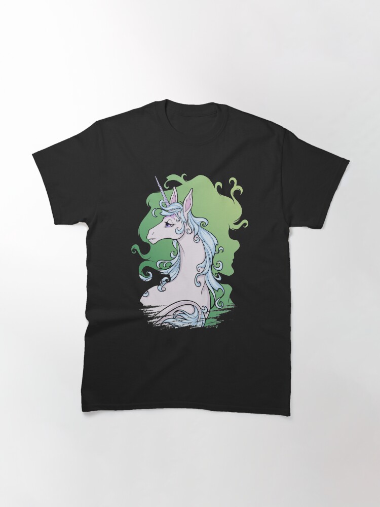 Thumbnail 2 of 7, Classic T-Shirt, The Last Unicorn Molly Grue Green designed and sold by cybercat.