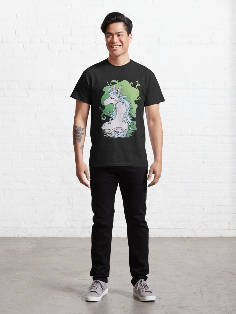 Thumbnail 3 of 7, Classic T-Shirt, The Last Unicorn Molly Grue Green designed and sold by cybercat.