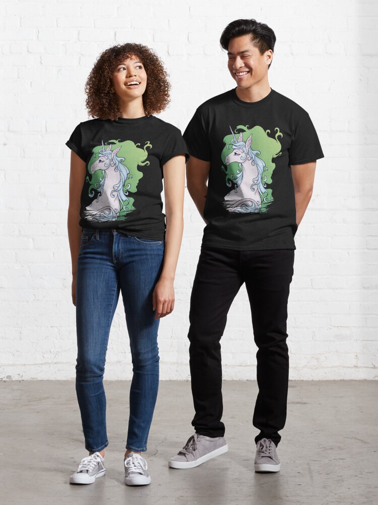 Thumbnail 1 of 7, Classic T-Shirt, The Last Unicorn Molly Grue Green designed and sold by cybercat.
