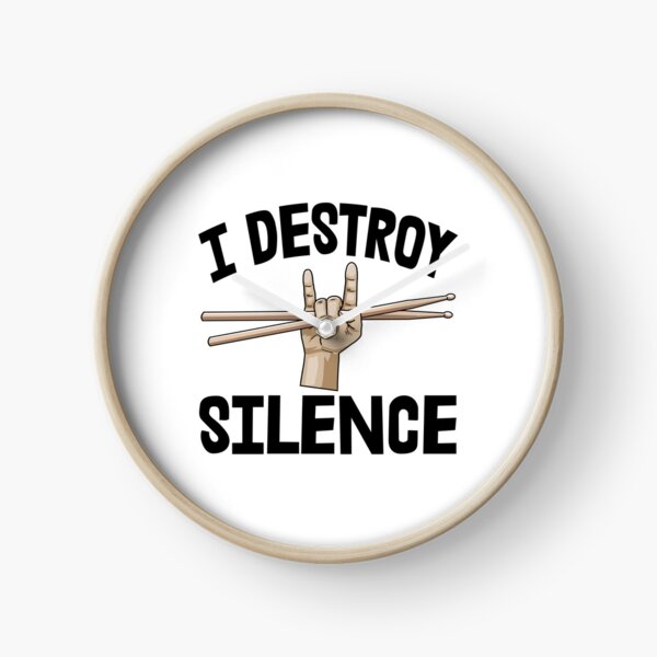 Item preview, I Destroy Silence Drummer designed and sold by Bendthetrend.
