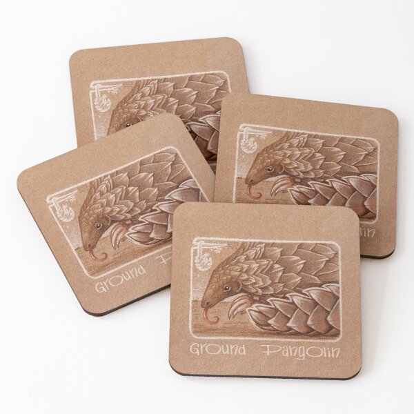 Item preview, Ground Pangolin designed and sold by LoisaArt.