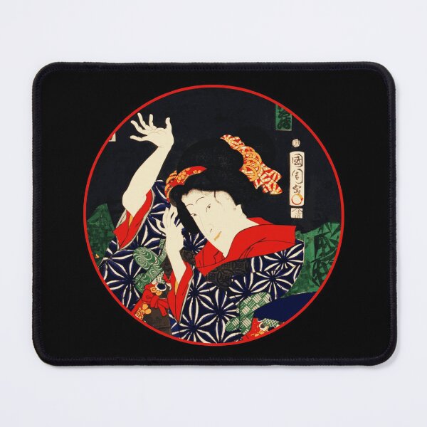 Item preview, Kabuki Actor Geisha Hand Dance by Toyohara Kunichika #9 designed and sold by Roger-C.