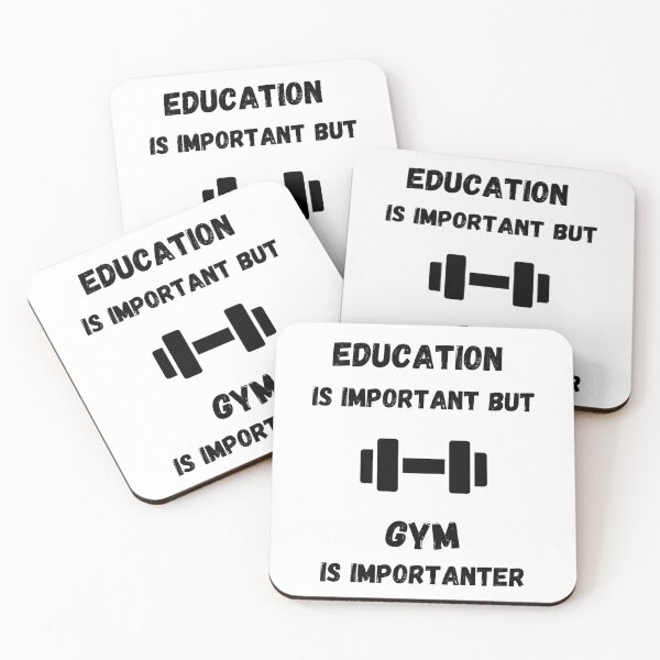 Item preview, Education Is Important But Gym Is Importanter designed and sold by LuckyKermit.