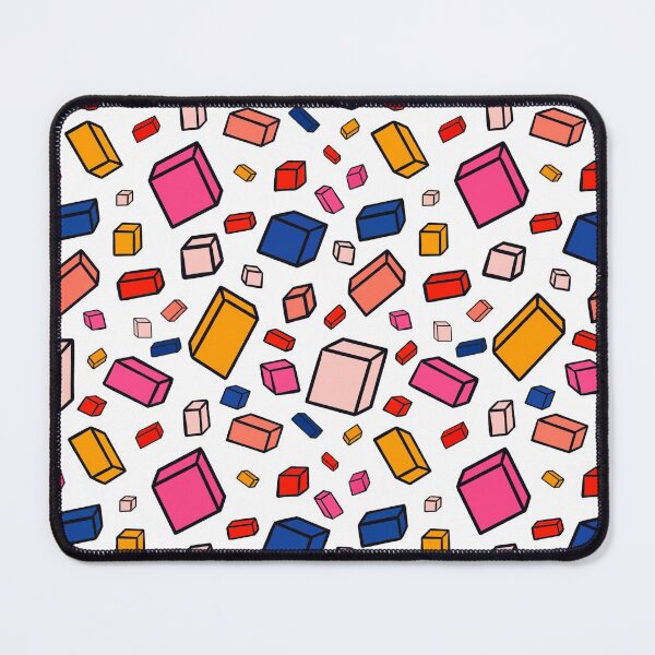 Item preview, Colorful Block Pattern o White designed and sold by OneLook.