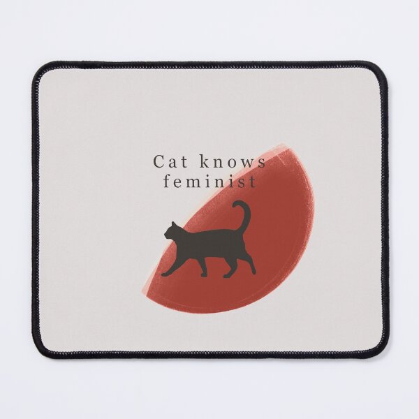 Item preview, cat knows feminist designed and sold by melilin.