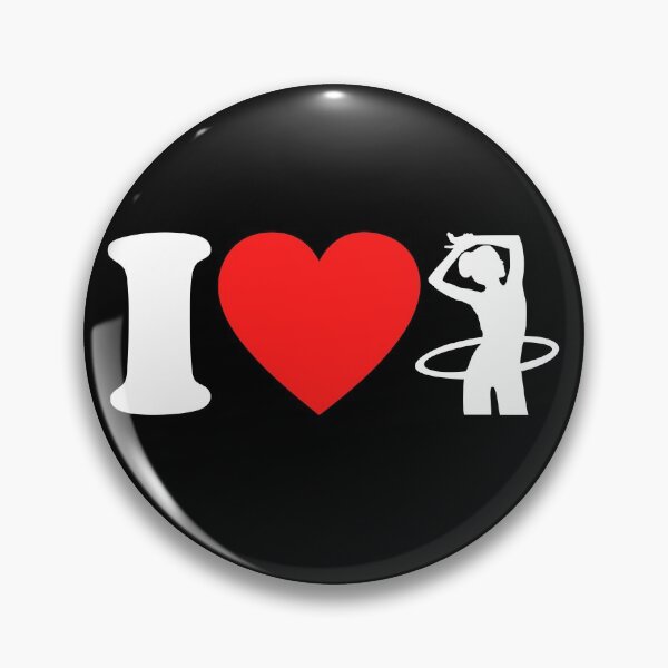 Item preview, I heart Hula Hulahoop, Hulagirl love designed and sold by DerNerd.