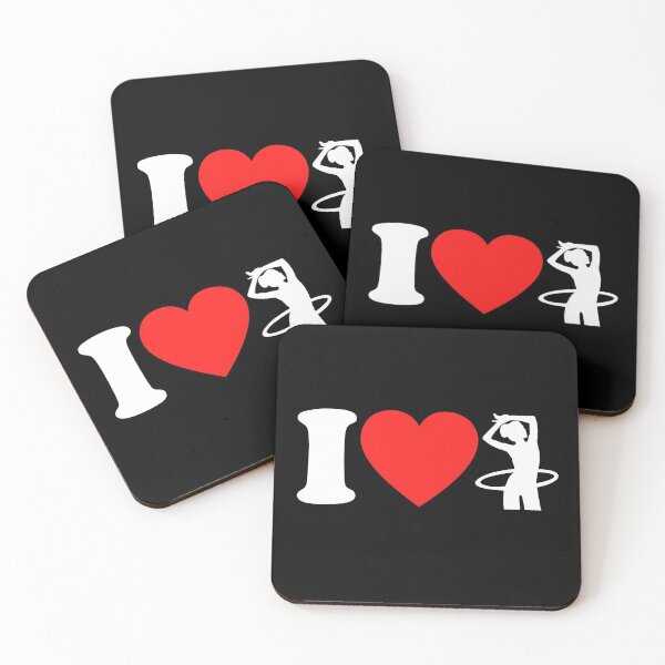 Item preview, I heart Hula Hulahoop, Hulagirl love designed and sold by DerNerd.
