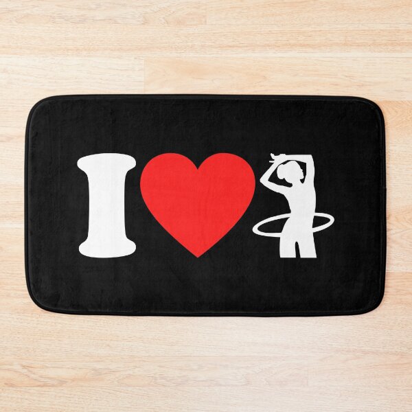Item preview, I heart Hula Hulahoop, Hulagirl love designed and sold by DerNerd.