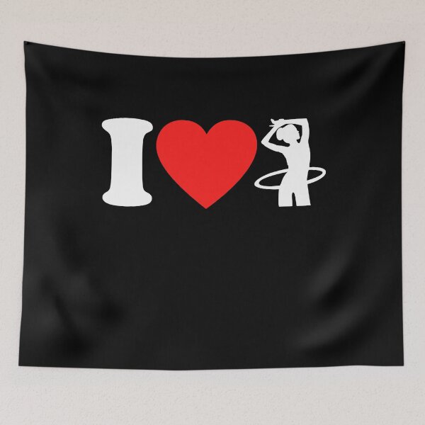 Item preview, I heart Hula Hulahoop, Hulagirl love designed and sold by DerNerd.
