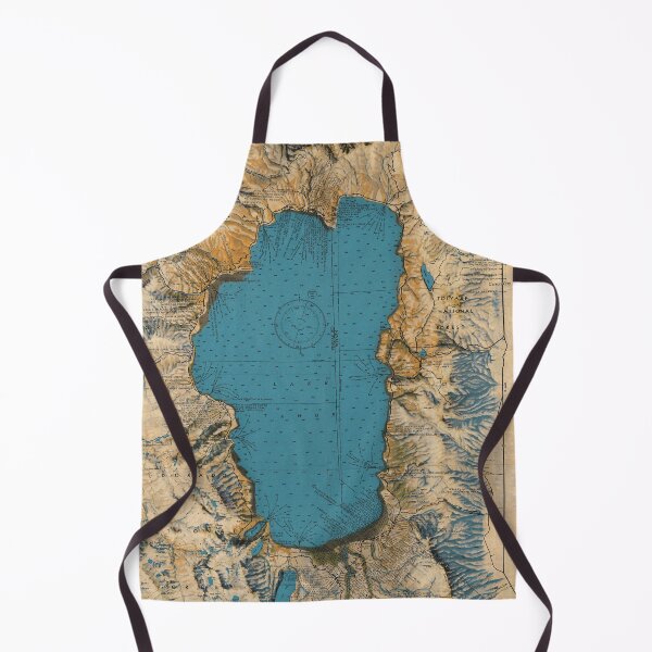 Item preview, 1947 Vintage Map of Lake Tahoe designed and sold by Gin  Neko.