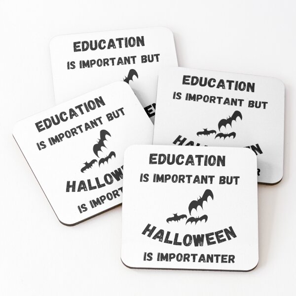 Item preview, Education Is Important But Halloween Is Importanter designed and sold by LuckyKermit.