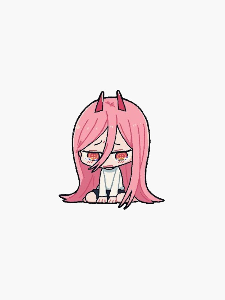 "Chainsaw Man Power Chibi" Sticker for Sale by 2Basa Redbubble