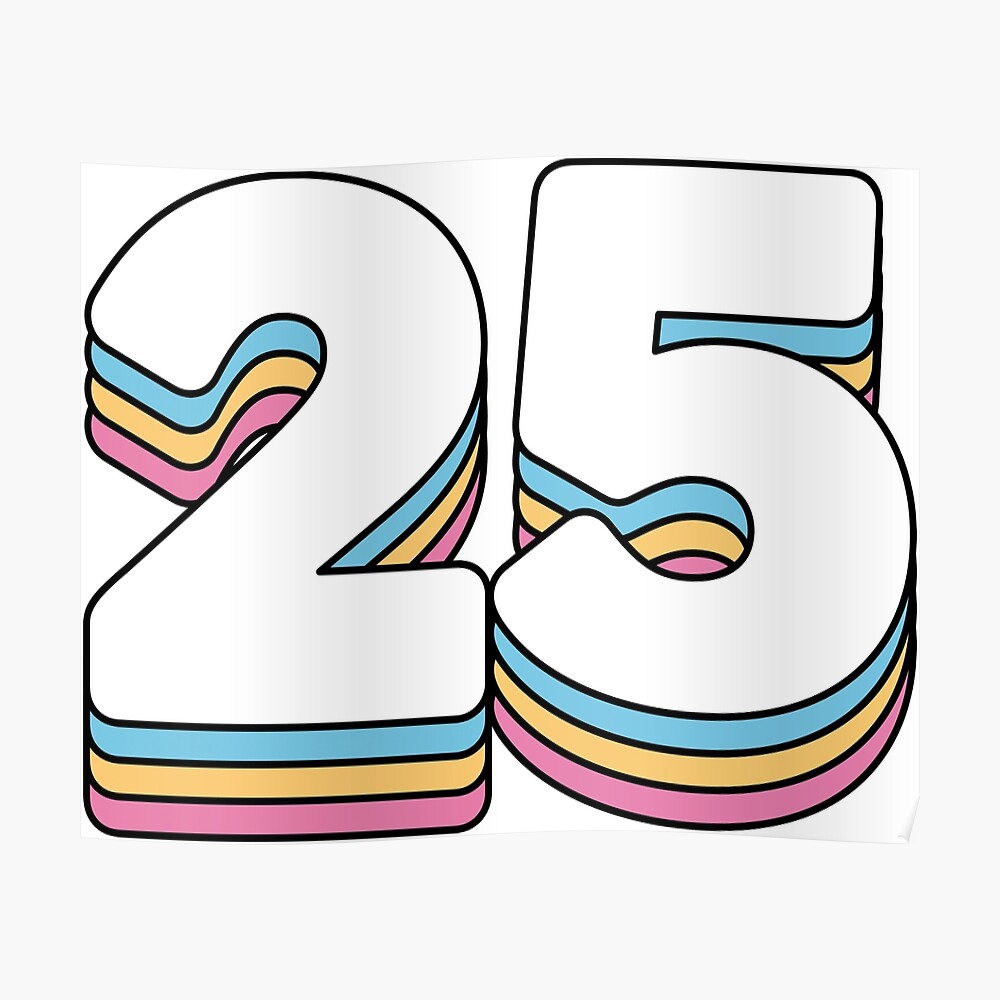 24 number Sticker for Sale by HanakiArt